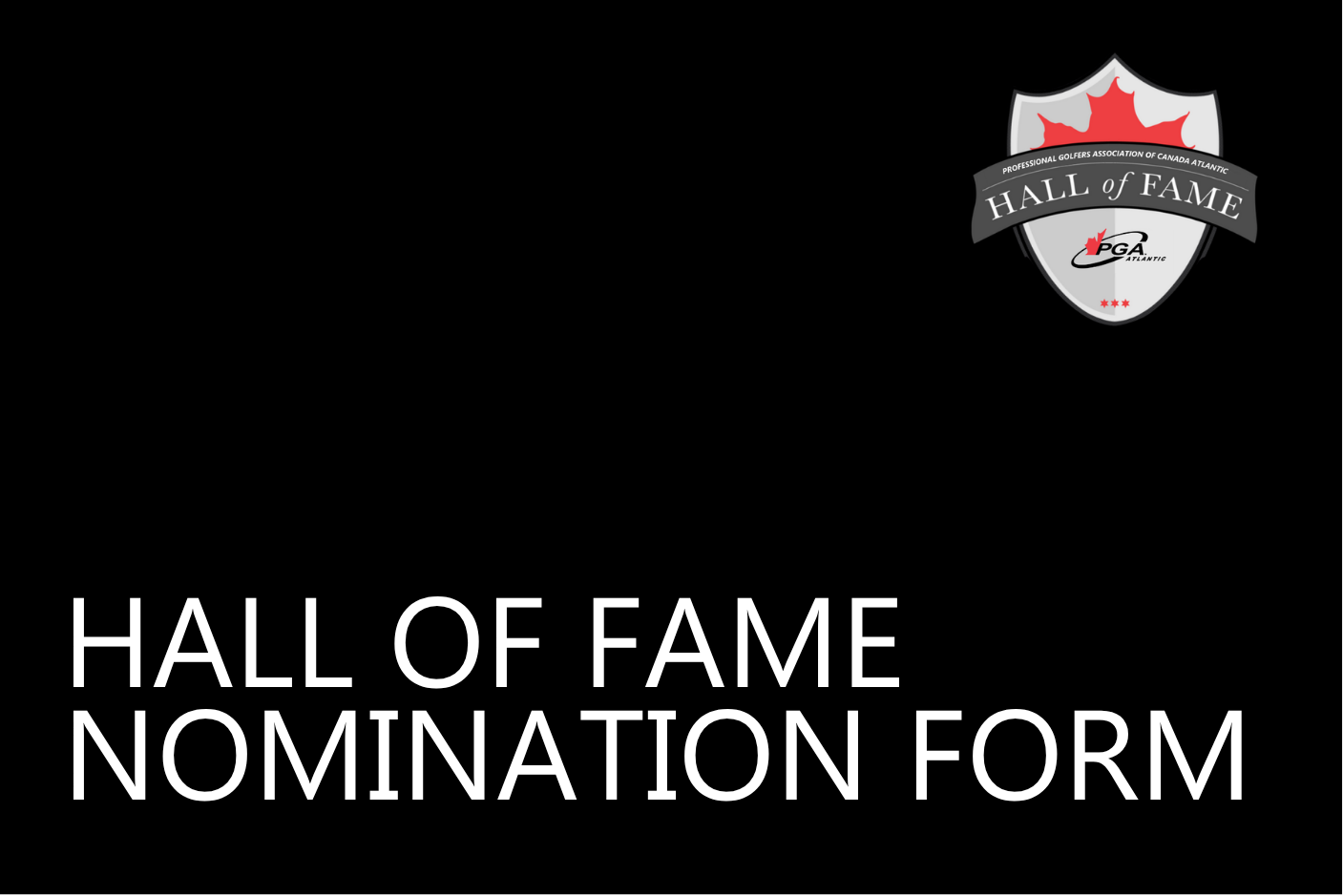 Nomination Form