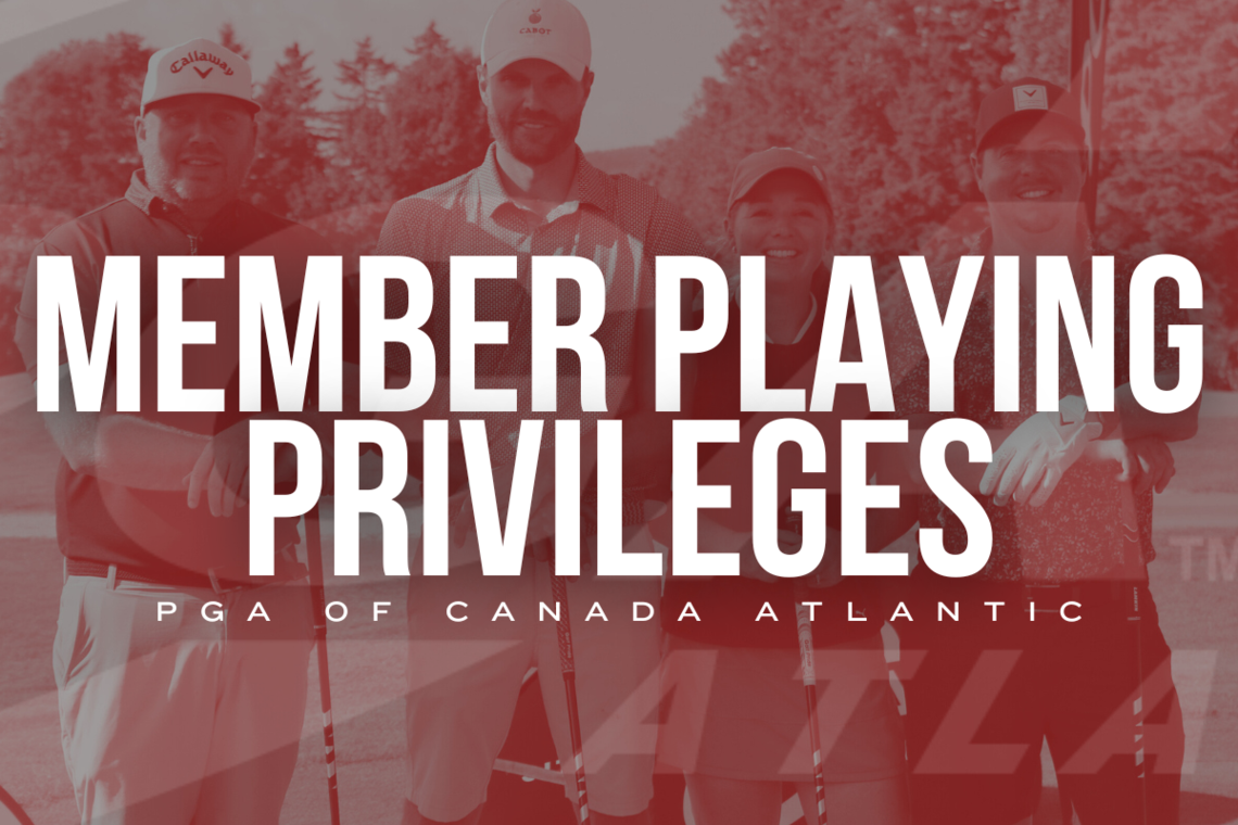 PGA Atlantic member playing privileges 