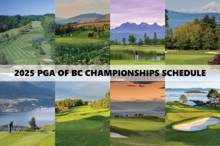2025 PGA of BC Championships Schedule