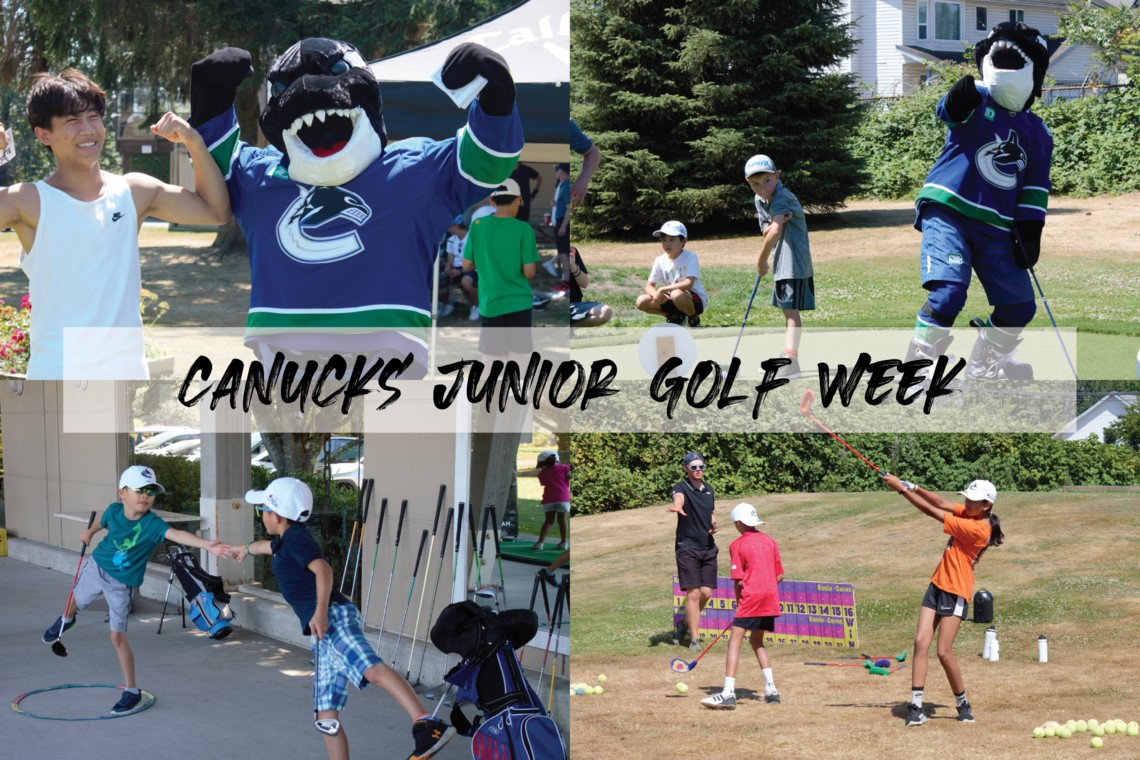 Registration now open for 2024 Canucks Junior Golf Week camps