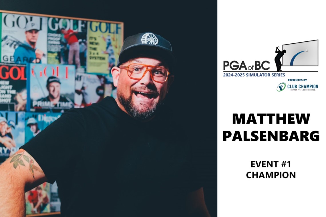 Matthew Palsenbarg dominates to win first-ever PGA of BC Simulator Series event