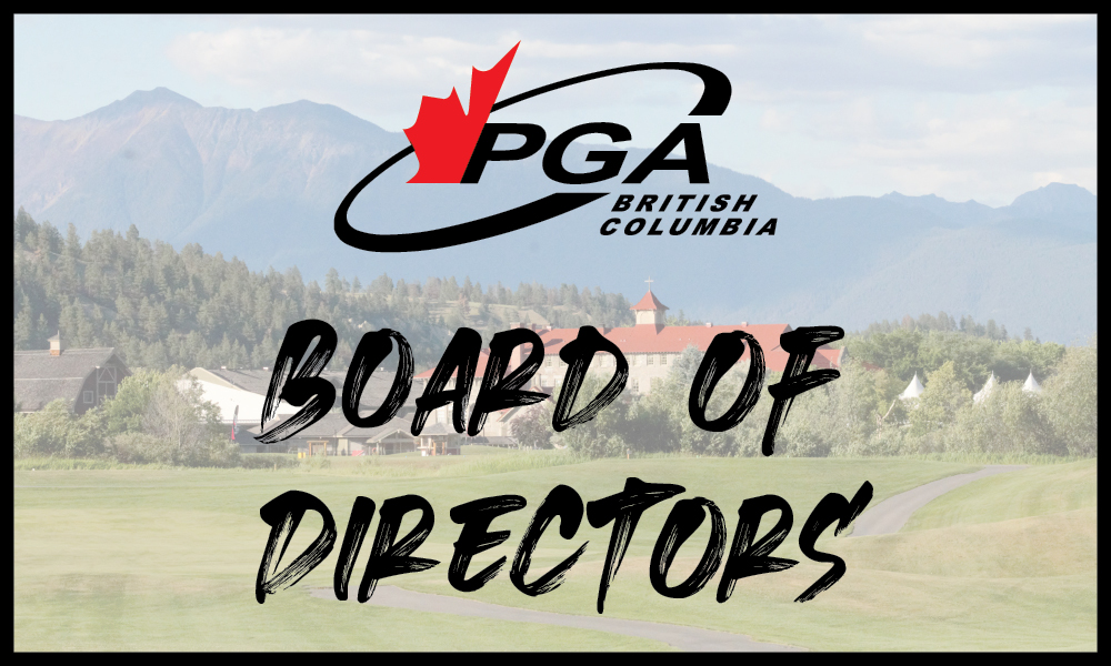 Voting Now Open: 2026 PGA of BC Board of Directors Election