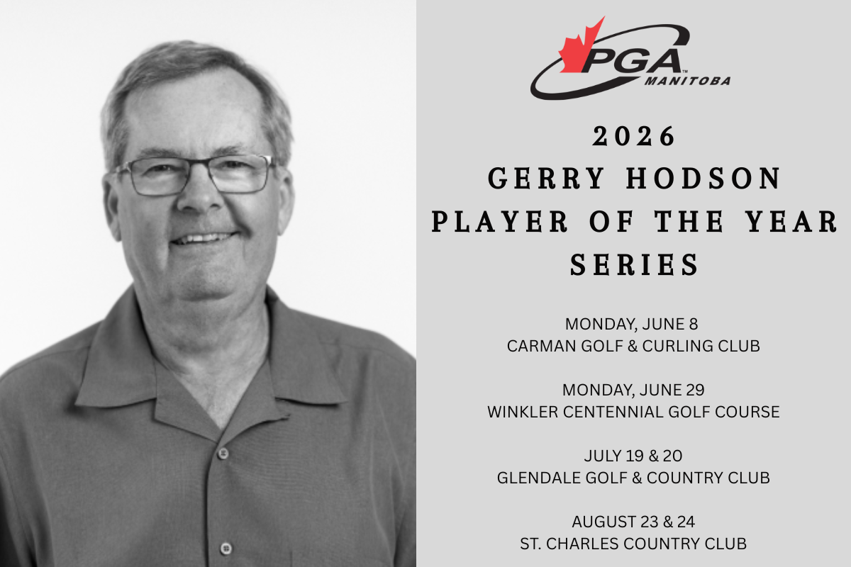 Gerry Hodson Announces Major Investment in 2026 PGA of Manitoba Player of the Year Series