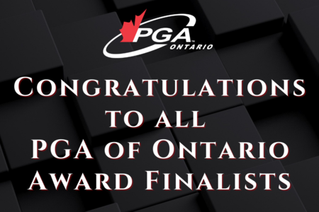 Congratulations to all PGA of Ontario Award Finalists