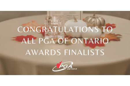 PGA of Ontario announces 2024 Awards finalists