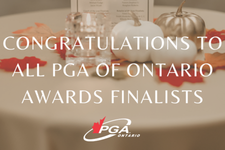 PGA of Ontario announces 2024 Awards finalists