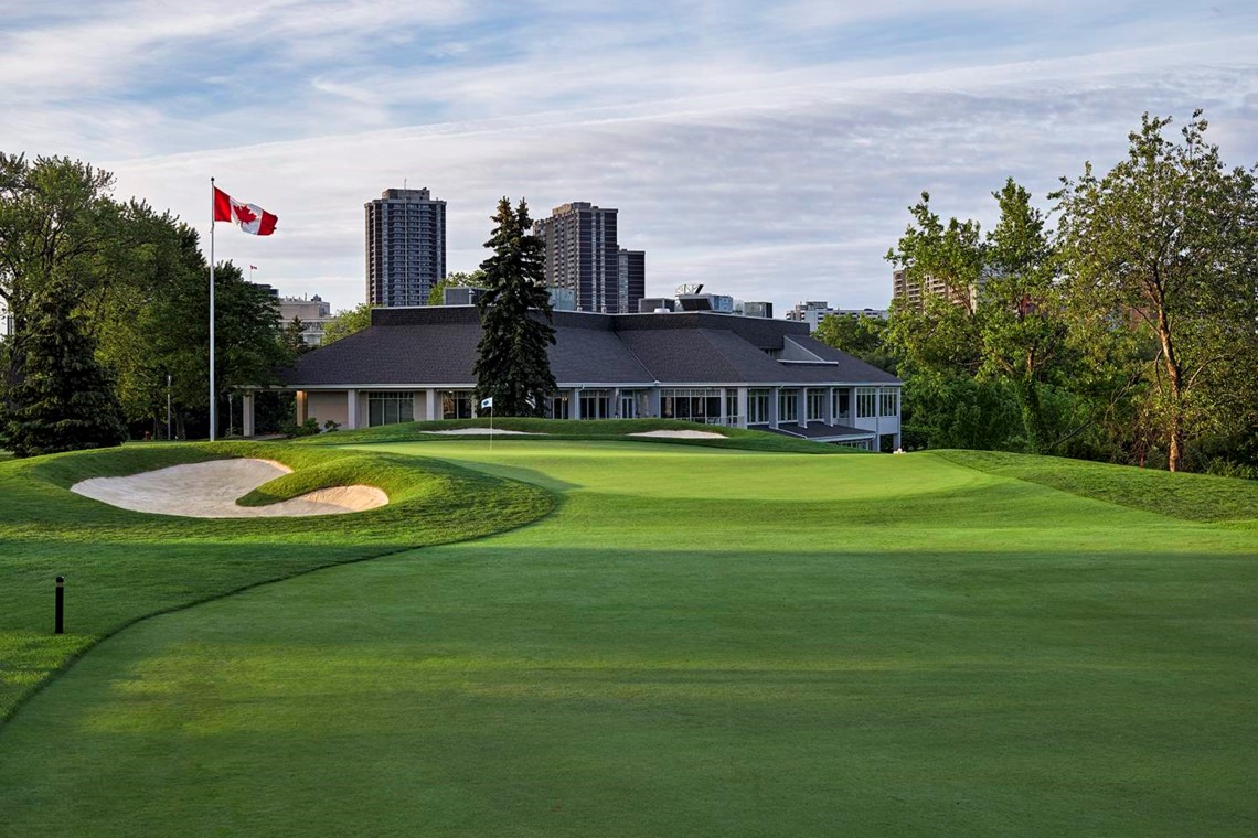 7th hole and green, Islington Golf Club, Etobicoke - Canada