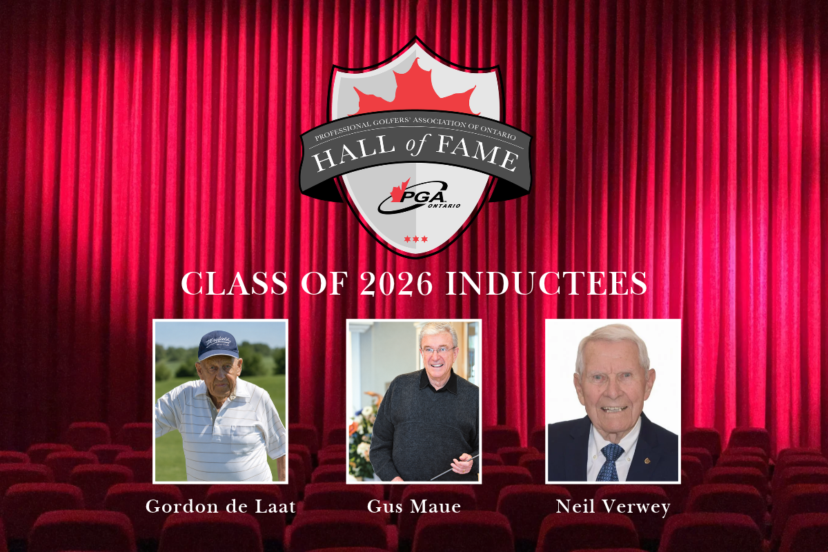 PGA of Ontario announces Hall of Fame Class of 2026 Inductees