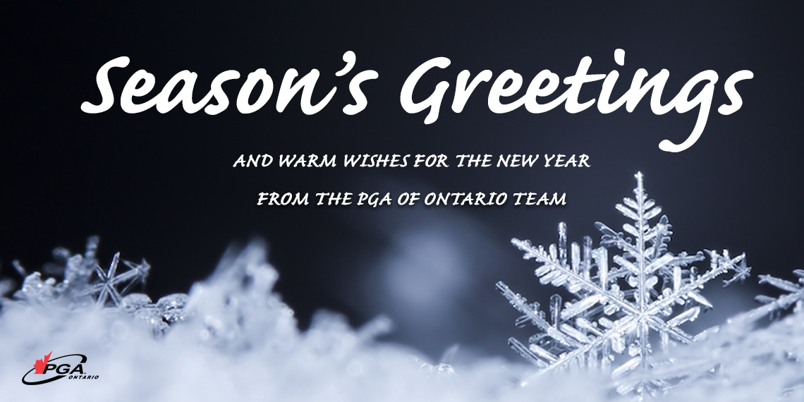 Season's Greetings from the PGA of Ontario