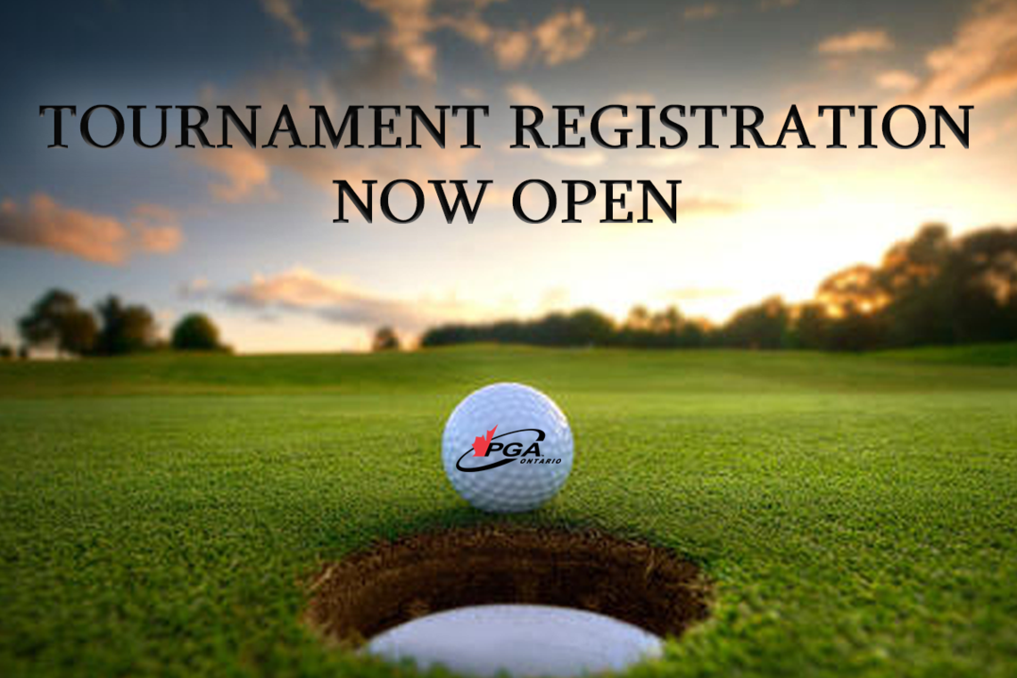 PGA of Ontario Tournament Program Update