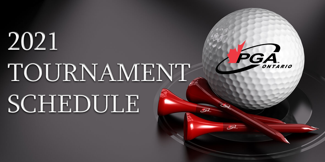 2021 PGA of Ontario Tournament Schedule