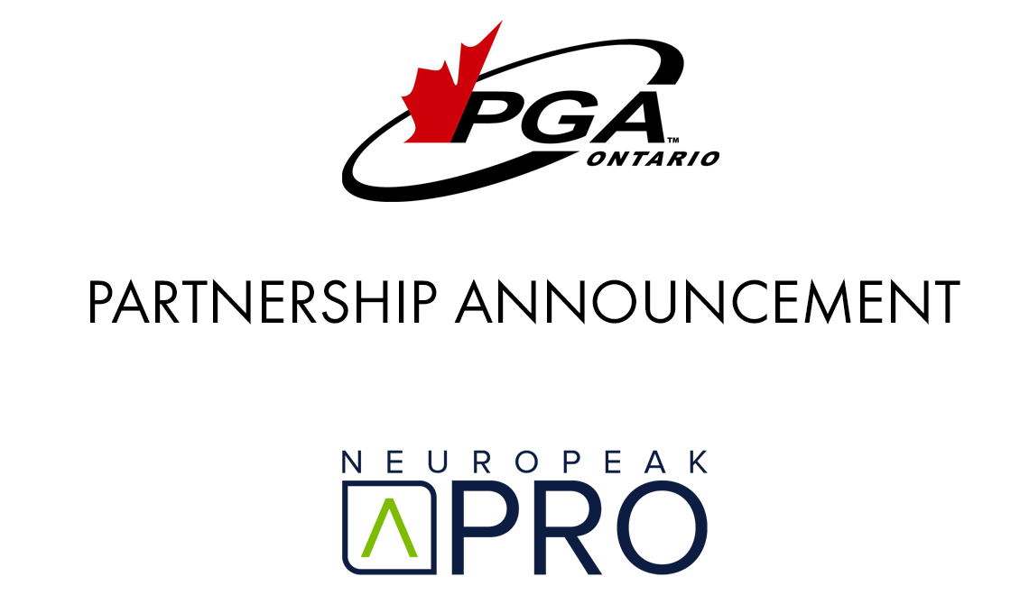 PGA of Canada - Ontario Zone Announces New Partnership with Neuropeak Pro