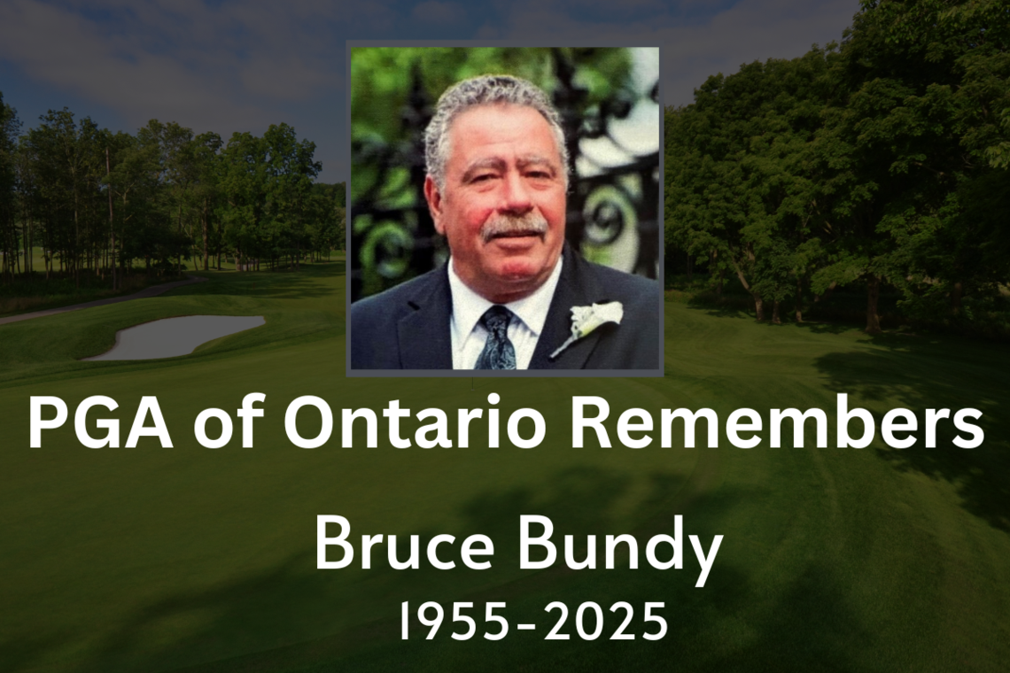 PGA of Ontario Remembers - Bruce Bundy