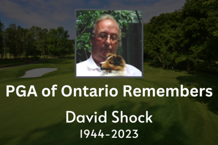 PGA of Ontario Remembers David Shock