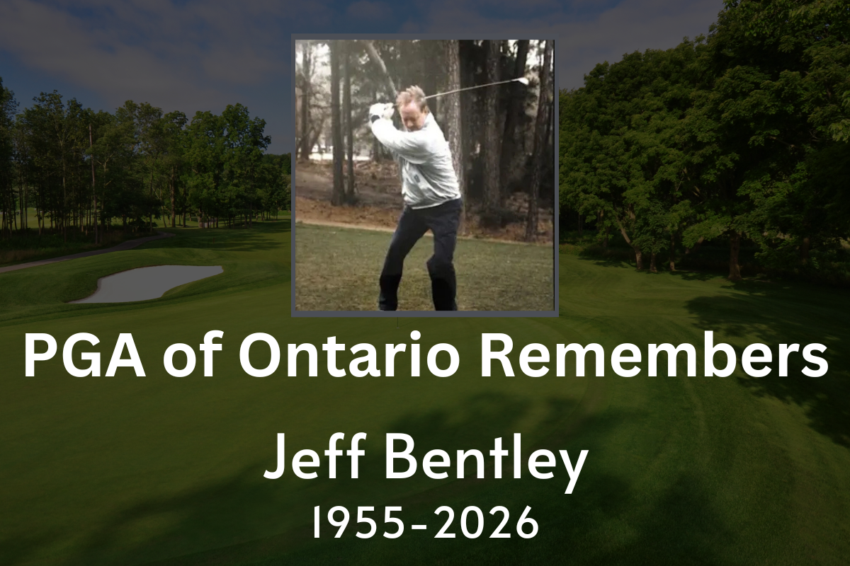 PGA of Ontario Remembers - Jeff Bentley