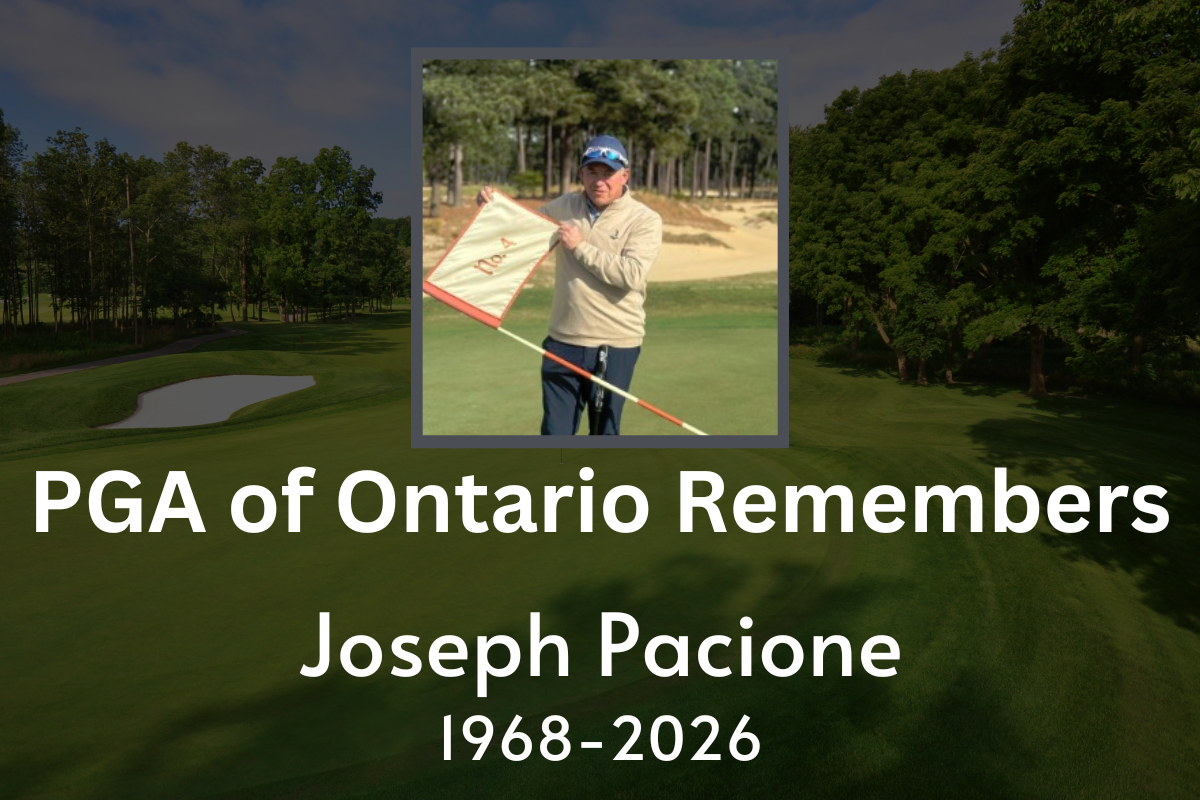 PGA of Ontario Remembers - Joseph Pacione