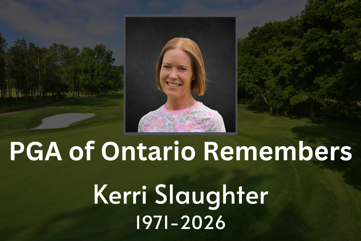 PGA of Ontario Remembers - Kerri Slaughter
