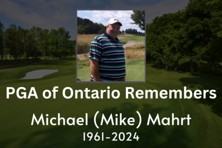 The PGA of Ontario Remembers Michael Mahrt