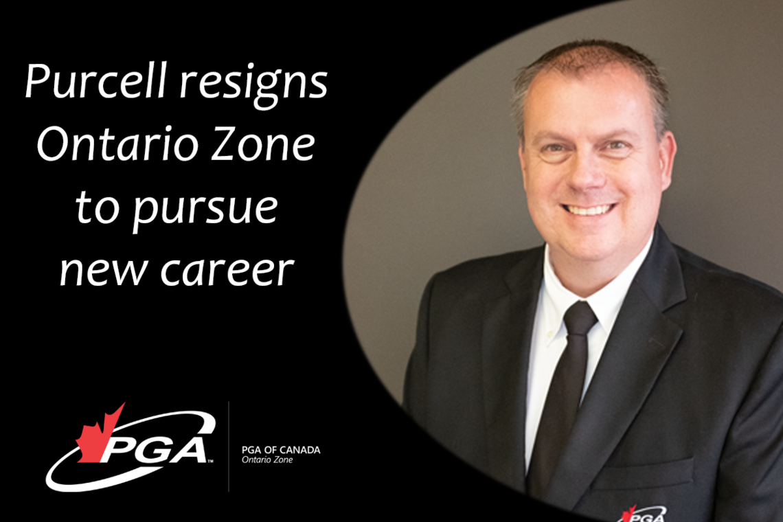 Purcell resigns Ontario Zone to pursue new career
