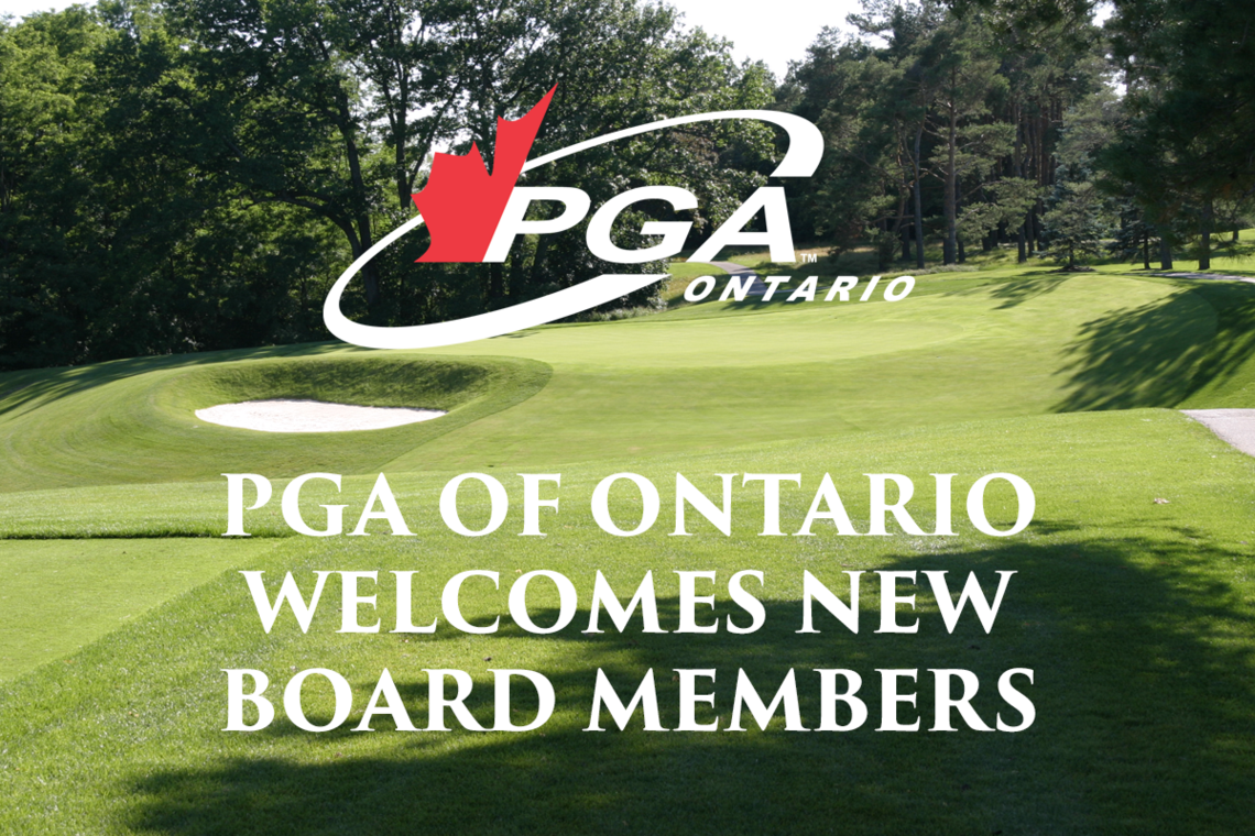 PGA of Ontario Welcomes New Board Members