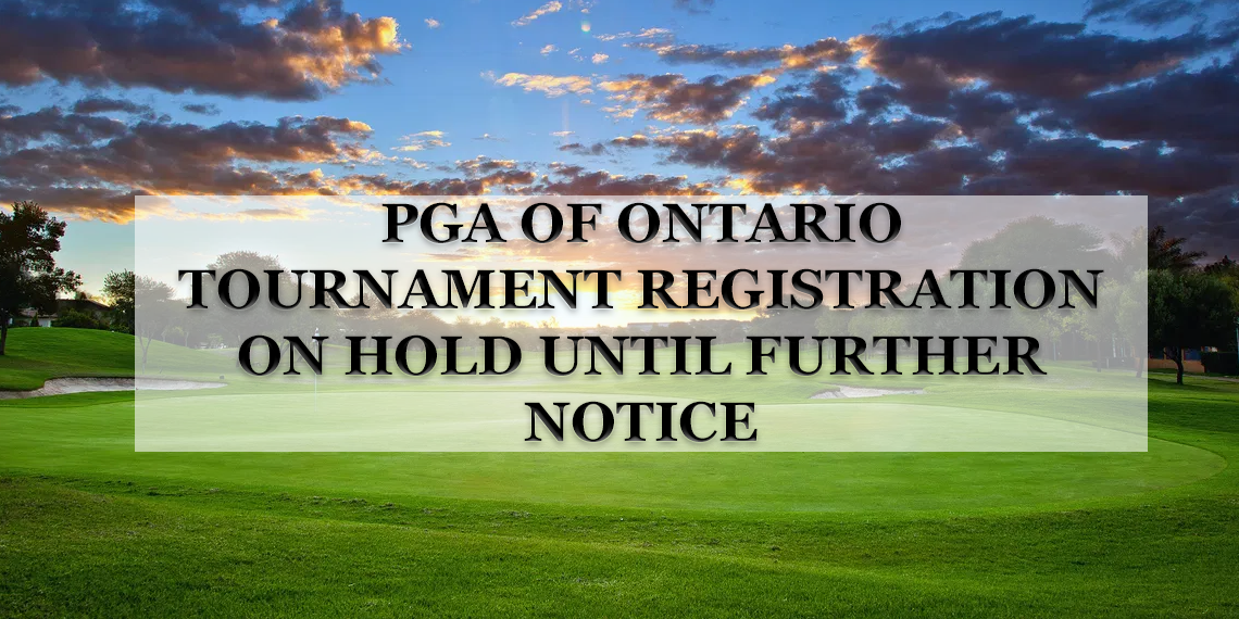 Tournament Registration on HOLD