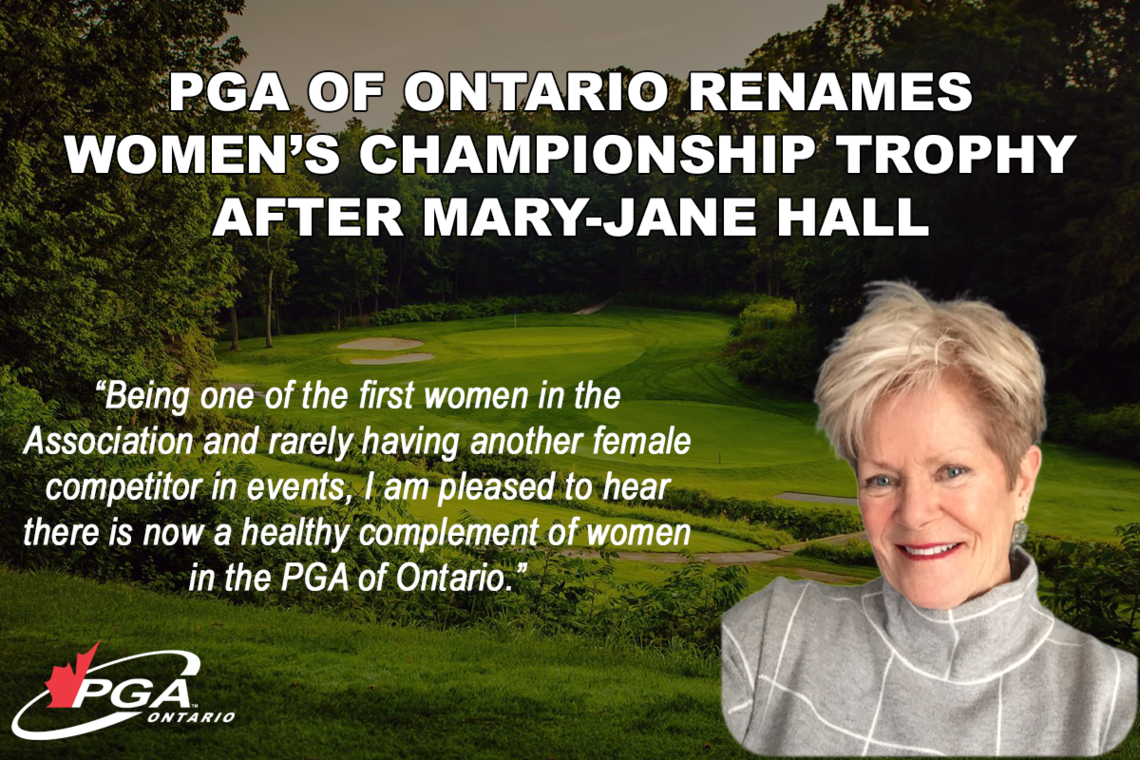 Women's Championship Trophy To Be Renamed After Local Golf Legend