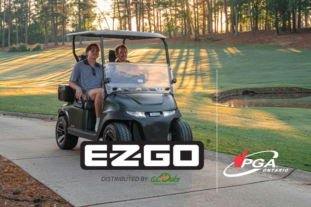 E-Z-GO Distributed by G.C. Duke Named Preferred Golf Cart Supplier & Supporter of the PGA of Ontario Team Series