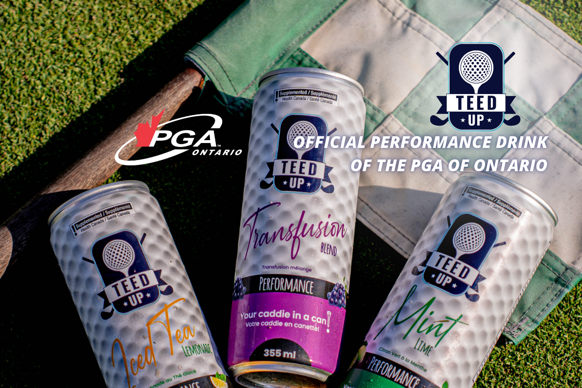 TEED UP Named Official Performance Drink of the PGA of Ontario & Title Partner of Our Flagship PGA of Ontario Zone Championship