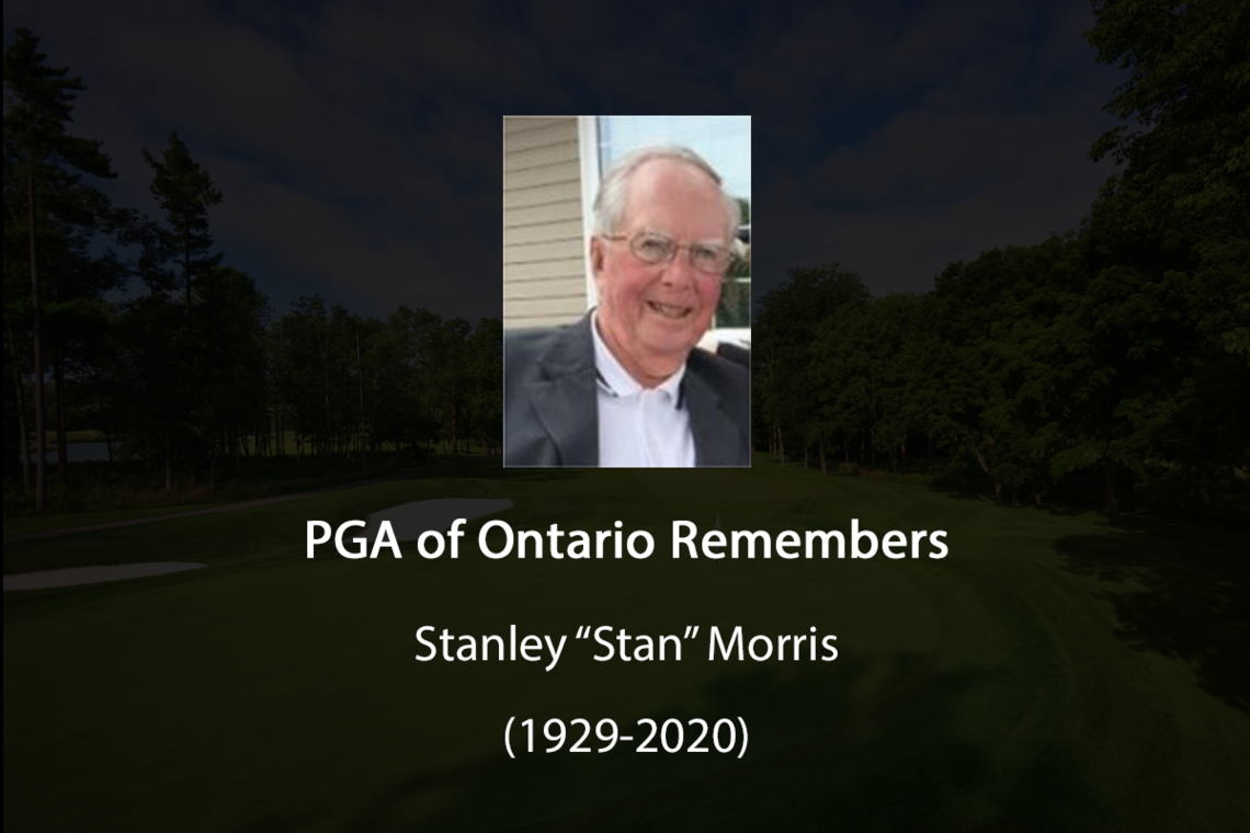 The PGA of Ontario Remembers  Stanley "Stan" Morris