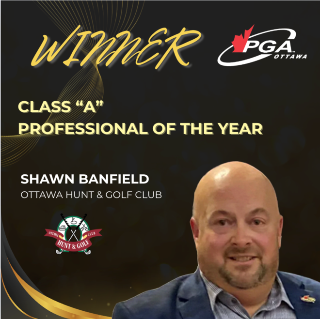 2025 - Class A Professional of the Year - Shawn Banfield
