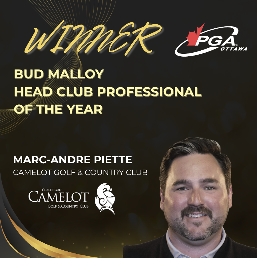 2025 - Club Professional of the Year - Marc Andre zPiette