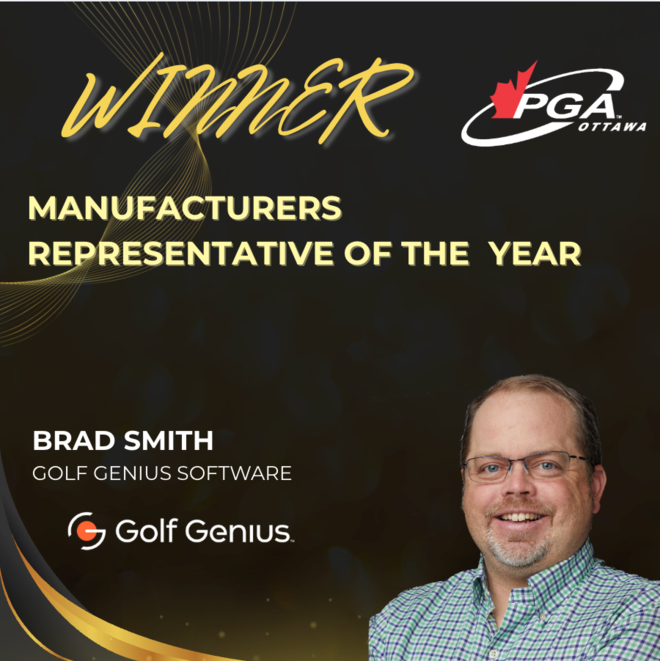 2025 - Manufacturers Representative of the Year - Brad Smith