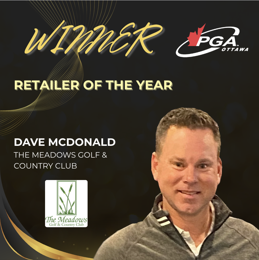 2025 - Retailer of the Year - Dave McDonald