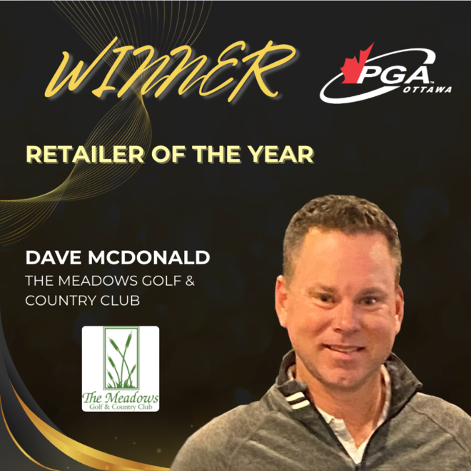 2025 - Retailer of the Year - Dave McDonald