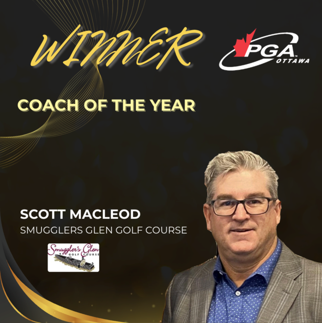 2025 Winner - Coach of the Year - Scott MacLeod