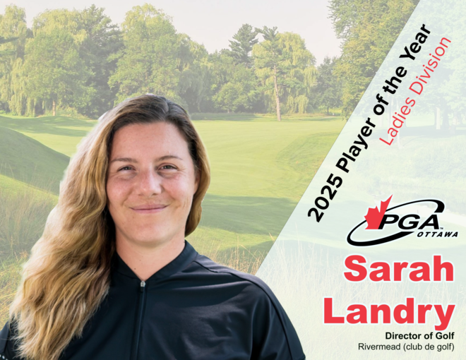 Player of the Year - Ladies Division - Sarah Landry