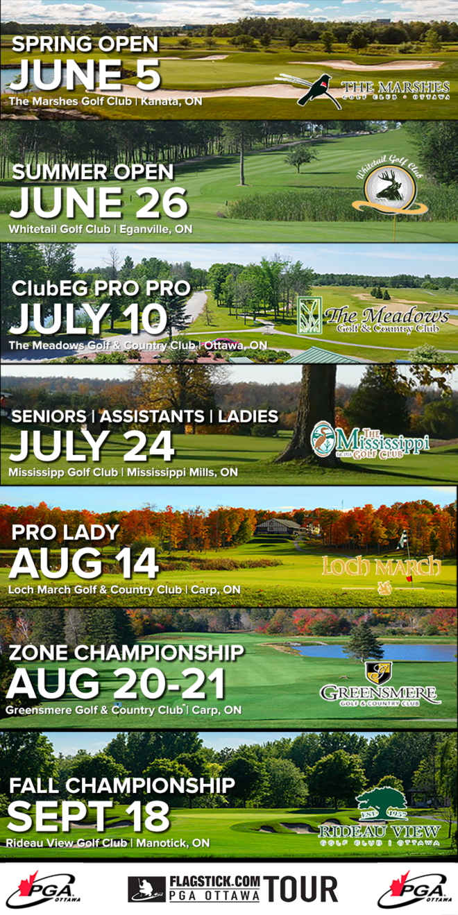 2023 Master Schedule - Ottawa PGA