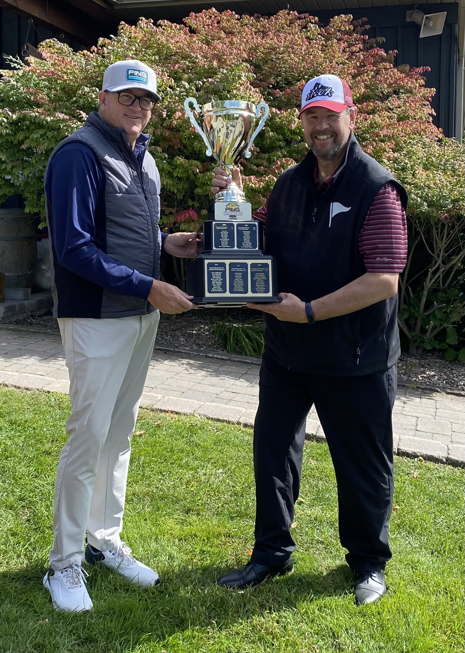 WINNERS - Head Professionals - trophy presentation