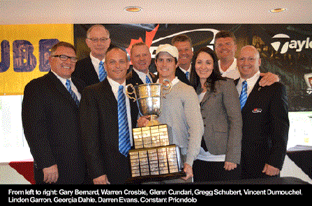 VINCENT DUMOUCHEL WINS THE 2011 PGA CHAMPIONSHIP OF CANADA