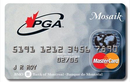 Canadian PGA Announces Partnership with BMO Mosaik MasterCard 