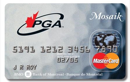 Canadian PGA Announces Partnership with BMO Mosaik MasterCard