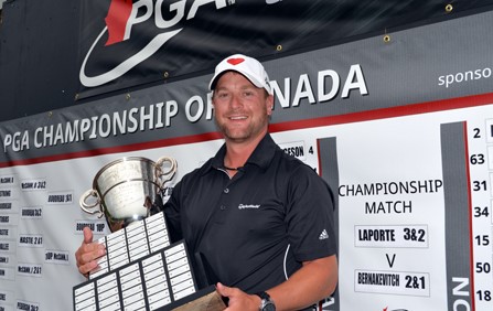Eric Laporte remporte le championnat de la PGA du Canada commandité