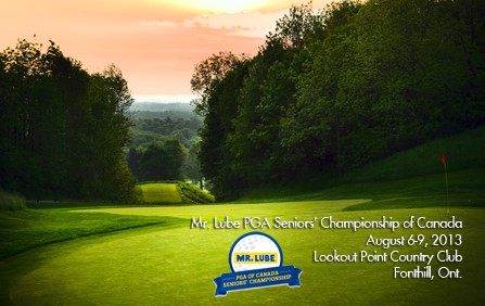 Le championnat senior Mr. Lube de la PGA du Canada sera disputé au Lookout Point