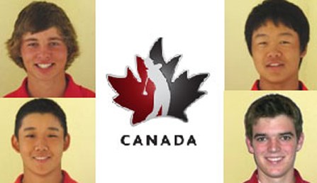 Équipe Canada au Japon pour participer au Championnat mondial de golf junior par équipes