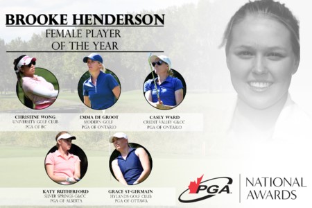 Brooke Henderson Female Player of the Year Award