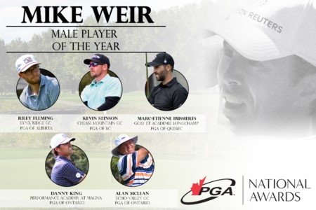 Mike Weir Male Player of the Year Award