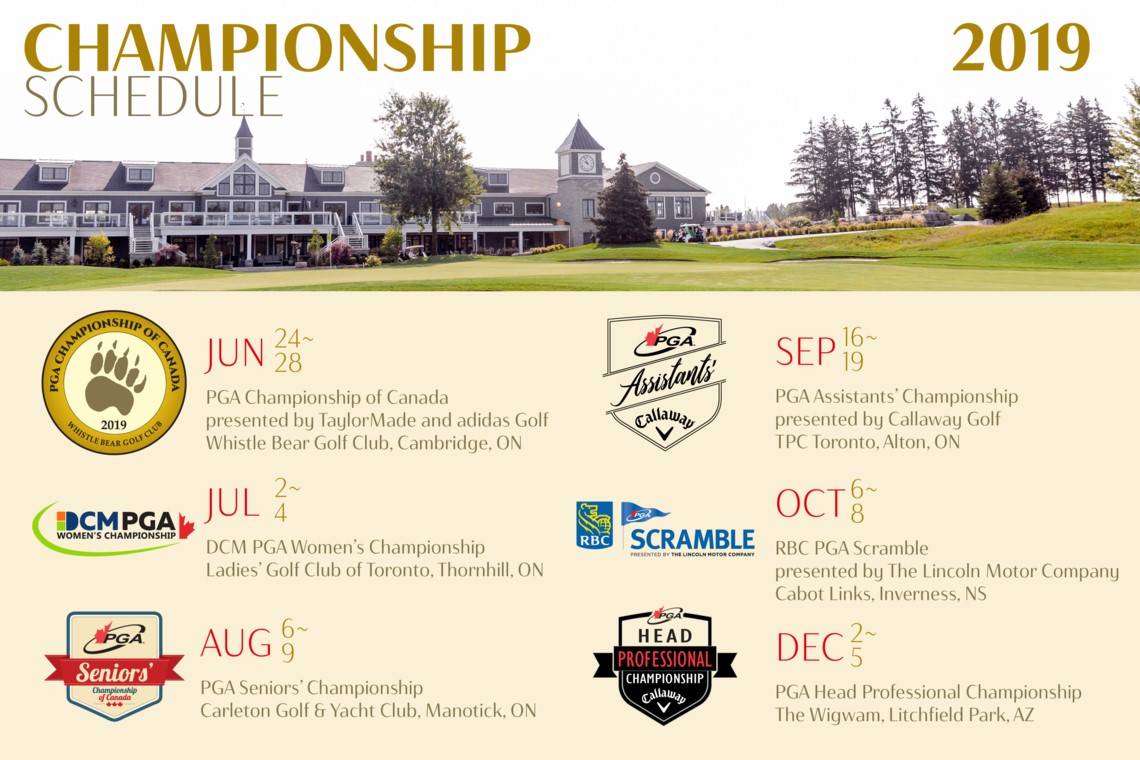 2019 National Championship Schedule