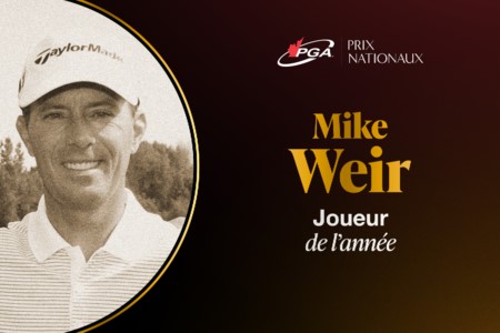 Méritas Mike Weir Joueur de l’année