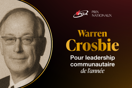 Méritas Warren Crosbie pour leadership communautaire de l'année