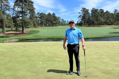 Yohann Benson's incredible Masters experience, winning the media draw and playing Augusta National